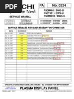 Download Hitachi P50H401 Service Manual by Moto0524 SN50041303 doc pdf