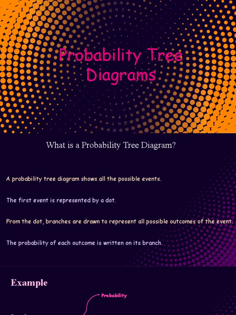 Probability Tree Diagrams PDF Probability And Statistics Probability