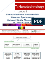 Lecture 3.1 - Introduction To The Synthesis of Nanomaterials - Molecular Spectros