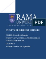 Faculty of Juridical Sciences