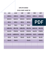 Jadwal WH Coas Bedah