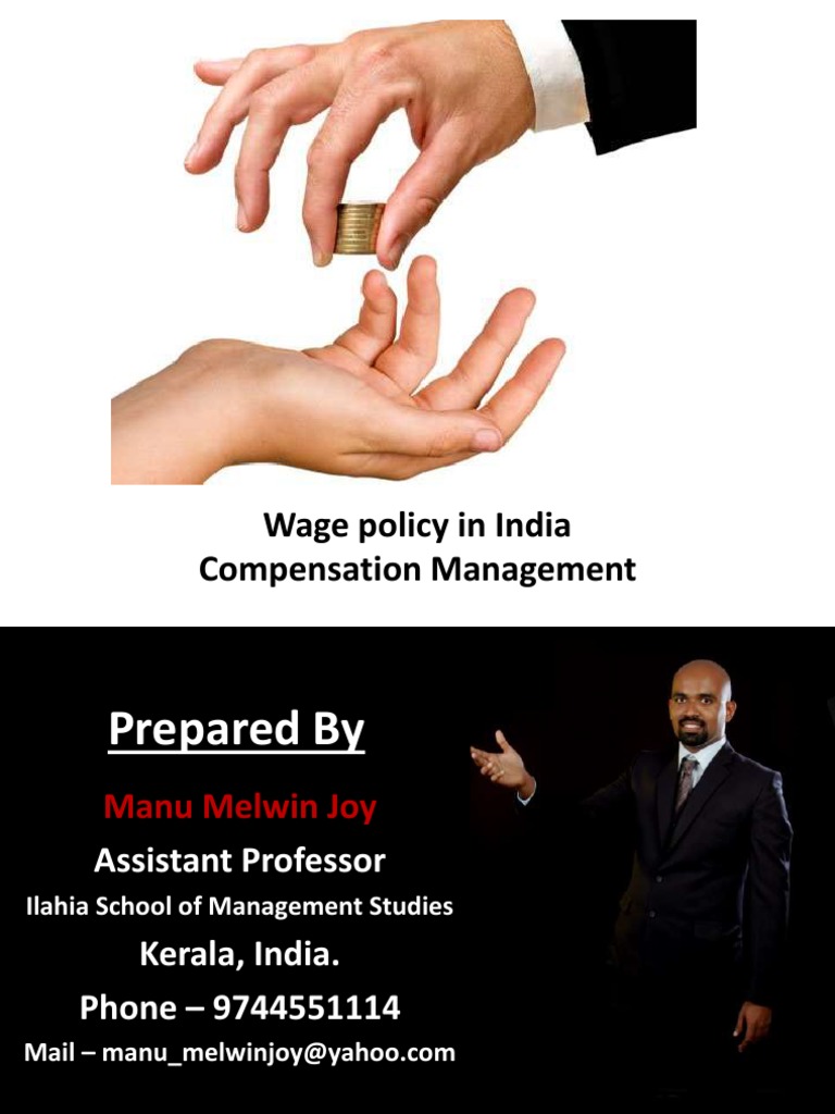 Wage Policy in India Compensation Management PDF Wage Employment