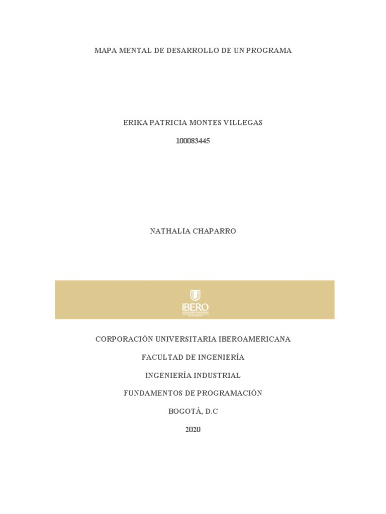 Mapa Mental de Desarrollo de Un Programa | PDF | Programación de ...