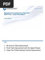 Manufacturing Conference & Expo 2017 BOPP Film Lolita Plant Report