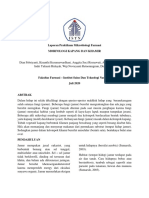 Laporan Mikrobiologi - Morfologi Fungi - Kelompok 3