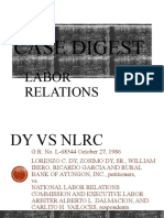 Case Digest: Labor Relations