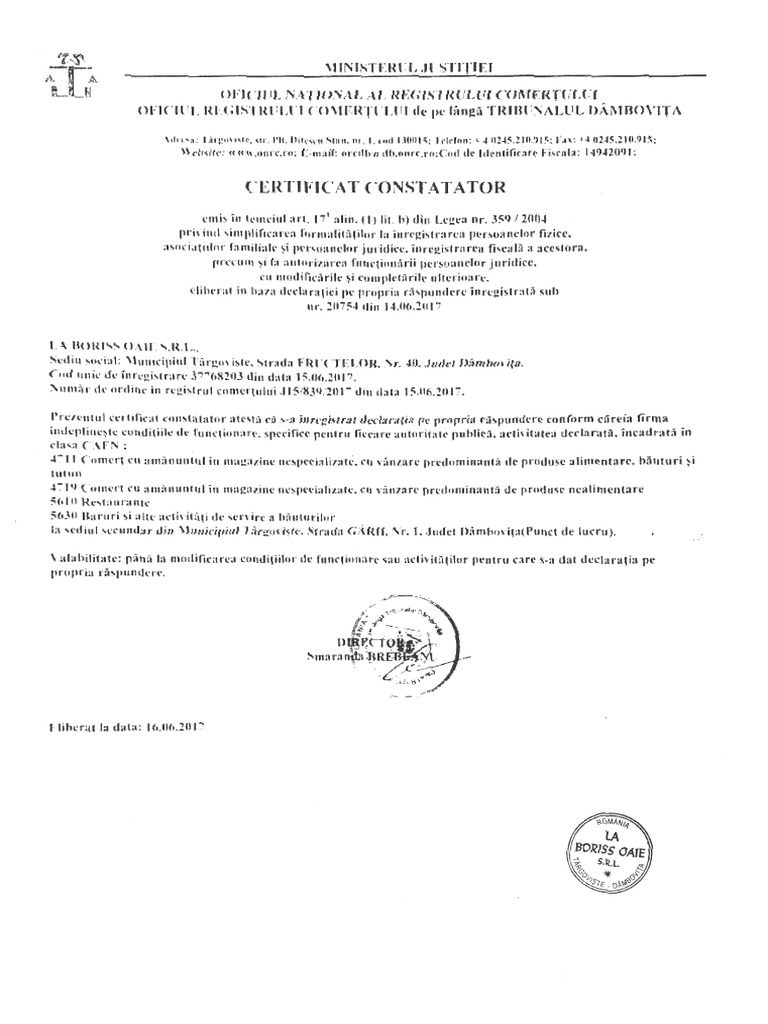 Certif Constatator