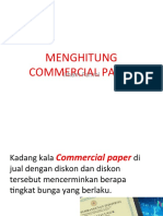 Menghitung Tingkat Bunga Tahunan Dari Commercial Paper