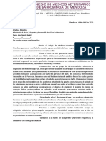 Carta A La Ministra de Salud Final