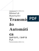 Manual de Reparações: Transmiss Ão Automáti Ca