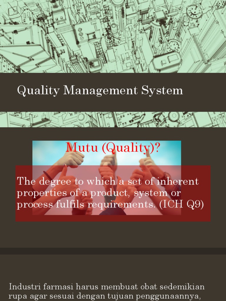 Sistem Manajemen Mutu Farmasi | PDF