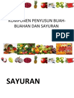 Komponen Penyusun Buah-Buahan Dan Sayuran