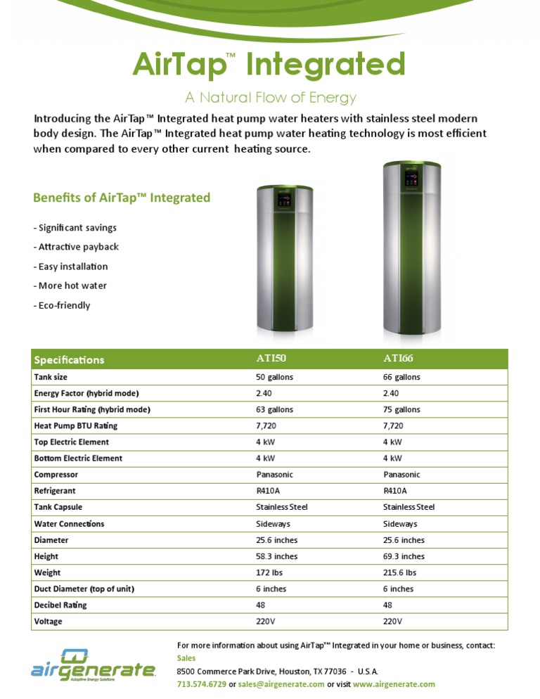AirTap Integrated Sell Sheet | PDF