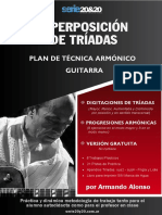 Plan de Técnica Triadas Armónico - Guitarra - Armando Alonso - Gratis