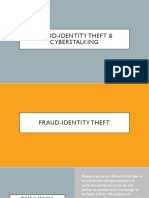 Fraud-Identity Theft & Cyberstalking