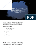 Kumpulan Tugas Matematika 1