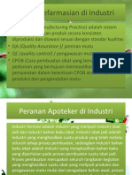 Peran Apoteker Di Industri