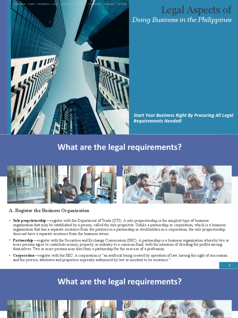Legal Requirements and Laws PDF Sole Proprietorship Partnership