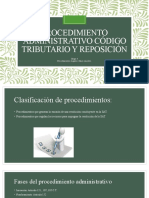 Procedimiento Administrativo Código Tributario y Reposición Grupo 4 Proc. Leg.