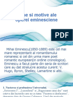 Eminescu Teme Și Motive Literare