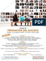 Curso Prevención Suicidio 16 de enero de 2021