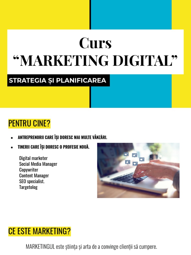 Curs Digital Marketing Lecția 1 | PDF