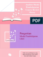 Analisis Model Pembelajaran Course Review Horay