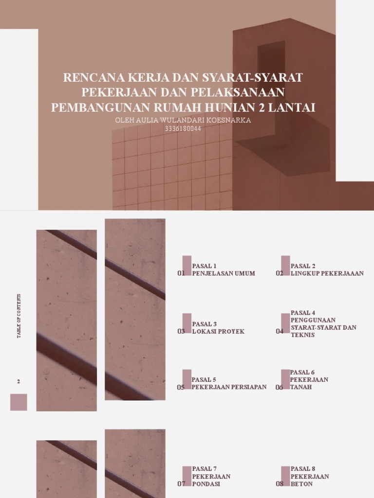 Tugas Rab-Rks Hunian | PDF