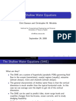 The Shallow Water Equations: Clint Dawson and Christopher M. Mirabito