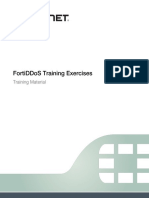 FortiDDoS Training Exercises