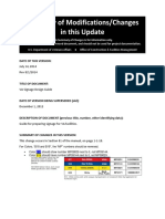 Summary of Modifications/Changes in This Update