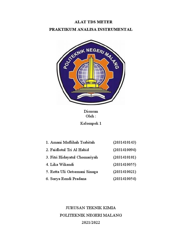 Alat TDS | PDF