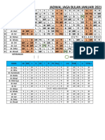 Jadwal Jaga Januari