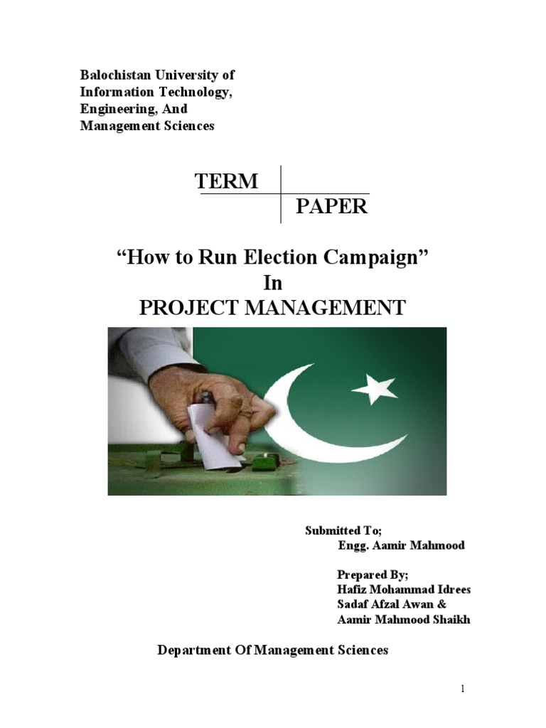 Election Campaign Management Guide | PDF | Get Out The Vote | Political ...
