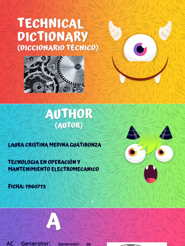TECHNICIAN DICTIONARY visual data 4