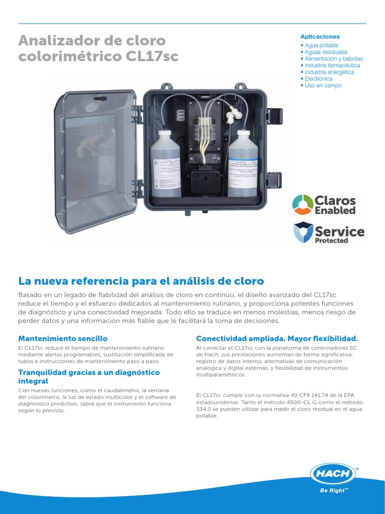 Folleto CL17sc PDF Ingeniería de confiabilidad Naturaleza