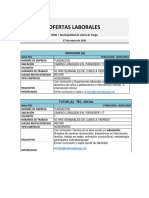 Ofertas Laborales 27-03-2020