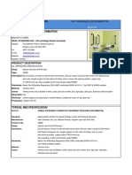 N13: Sanitware N13/311: Architectural Standards Product Data Sheet