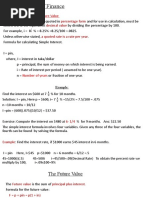 Mathematics of Finance