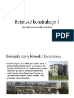 Betonske Konstrukcije 1 - Uvod