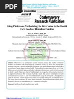 Using Photovoice Methodology To Give Voice To The Health Care Needs of Homeless Families