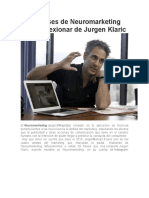 20 Frases de Neuromarketing para Reflexionar de Jurgen Klaric