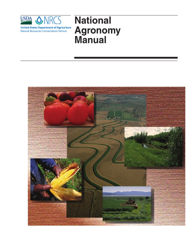 Agronomy Manual PDF Erosion Sediment