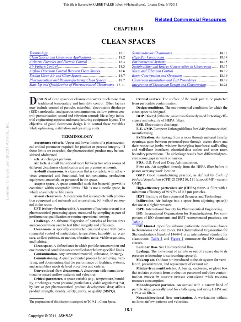Clean Spaces: Related Commercial Resources | PDF | Particulates | Nature