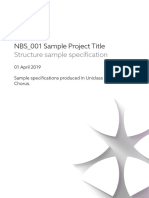 NBS - 001 Structure Sample Specification 2019-03-29