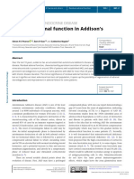 (1479683X - European Journal of Endocrinology) MANAGEMENT OF ENDOCRINE DISEASE - Residual Adrenal Function in Addison's Disease