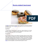 Recetas Donas Americanas