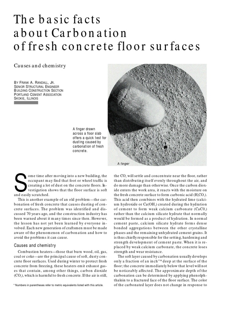 Concrete Construction Article PDF - Carbonation of Fresh Concrete Floor ...