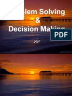 Problem Solving & Decision Making