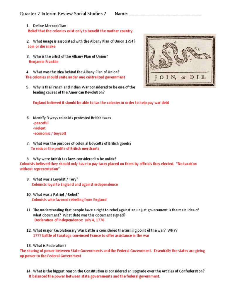 Interim 2 Review Anwers | PDF | United States Bill Of Rights ...